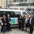 Cerimonia di consegna del pulmino all'ENS